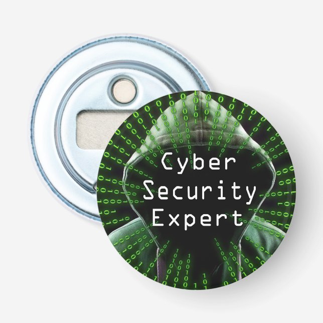 Cyber Security Business Expert Bottle Opener (Front)