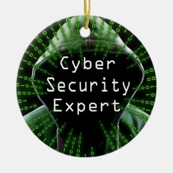 Cyber Security Business Expert Ceramic Ornament by GigaPacket at Zazzle