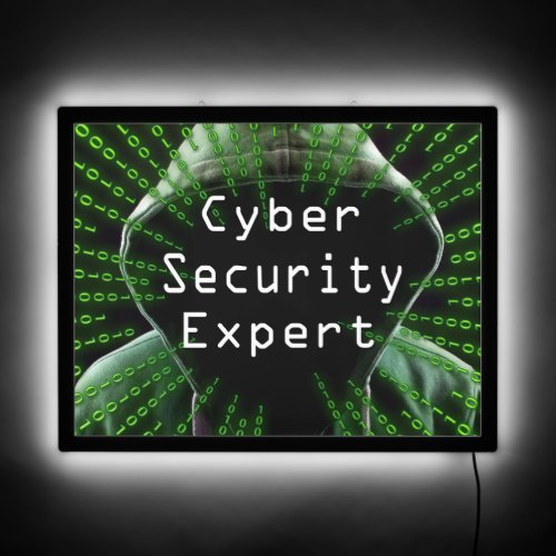 Cyber Security Business Expert LED Sign