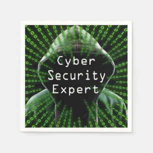 Cyber Security Business Expert Napkins