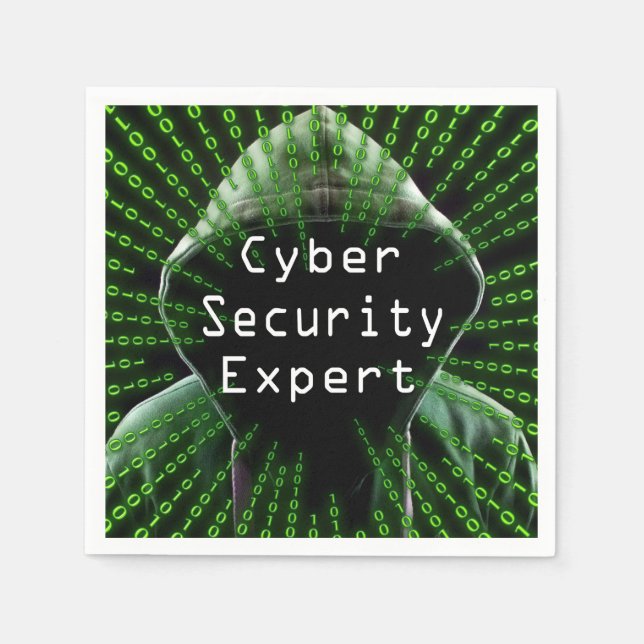 Cyber Security Business Expert Napkins (Front)