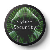 Cyber Security Business LED Sign (Lights Off)