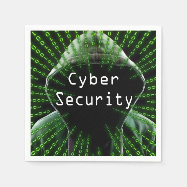 Cyber Security Business Napkins (Front)