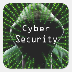 Cyber Security Business Square Sticker