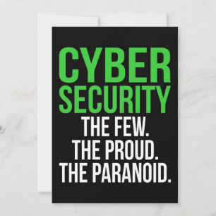 Cyber Security Computer IT Tech Software Invitation