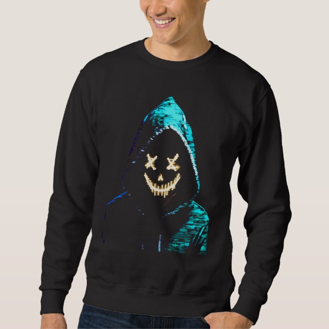 Cyber Security Expert Quote for White Hat Hacker Sweatshirt (Front)