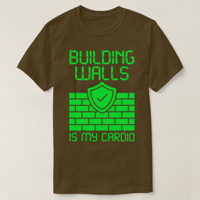 Cyber Security Firewall Data Protection T-Shirt (Design Front)