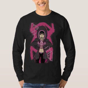 Cyber Security Girl Computer Hacker Cryptography H T-Shirt
