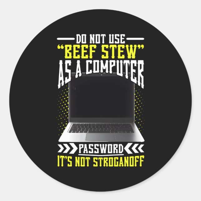 Cyber Security Hacker And Cyber Securtiy Professio Classic Round Sticker (Front)