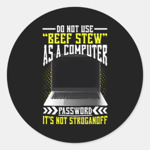 Cyber Security Hacker And Cyber Securtiy Professio Classic Round Sticker