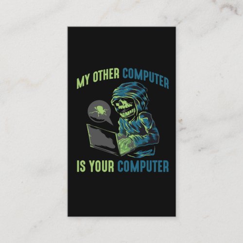 Cyber Security Hacker Computer Admin Programmer Business Card