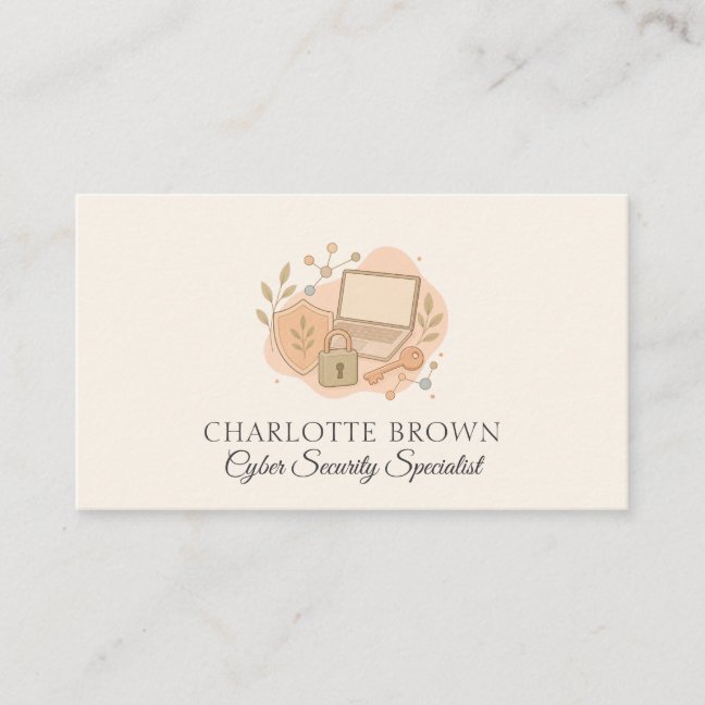 Cyber Security Information Security Network Business Card