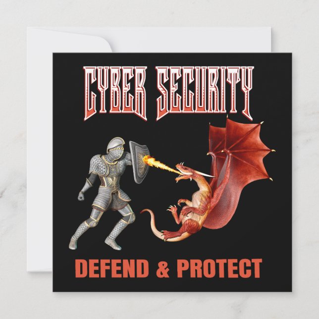Cyber Security Knight Dragon Defense (Front)