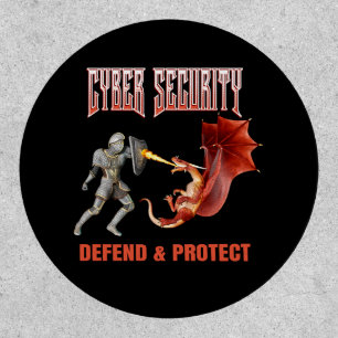 Cyber Security Knight Dragon Defense Patch
