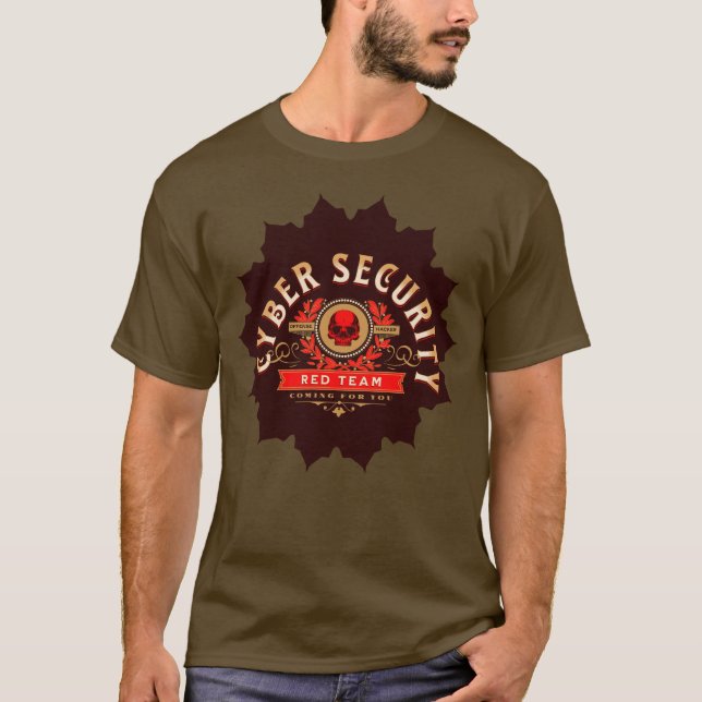 Cyber Security Red Team Sentinel Unisex T-Shirt (Front)