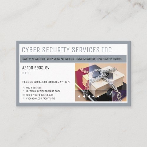 Cyber Security Services  Security Consulting Business Card