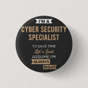 Cyber Security Specialist Button