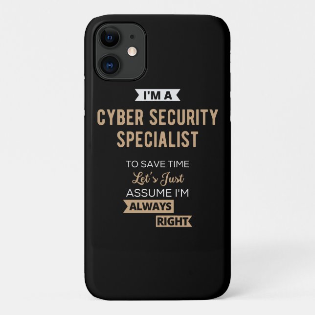 Cyber Security Specialist Case-Mate iPhone Case (Back)