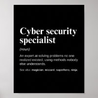 Cyber Security Specialist Funny Analyst Work 