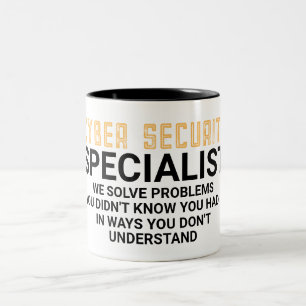 Cyber Security Specialist Know Two-Tone Coffee Mug