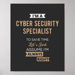 Cyber Security Specialist Poster