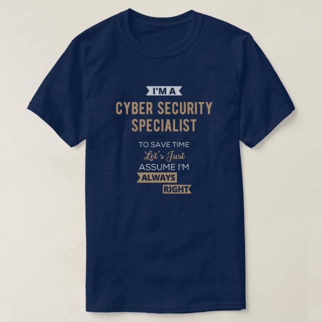 Cyber Security Specialist T-Shirt (Design Front)