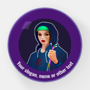 Cyber Security Women in Technology Role award Paperweight