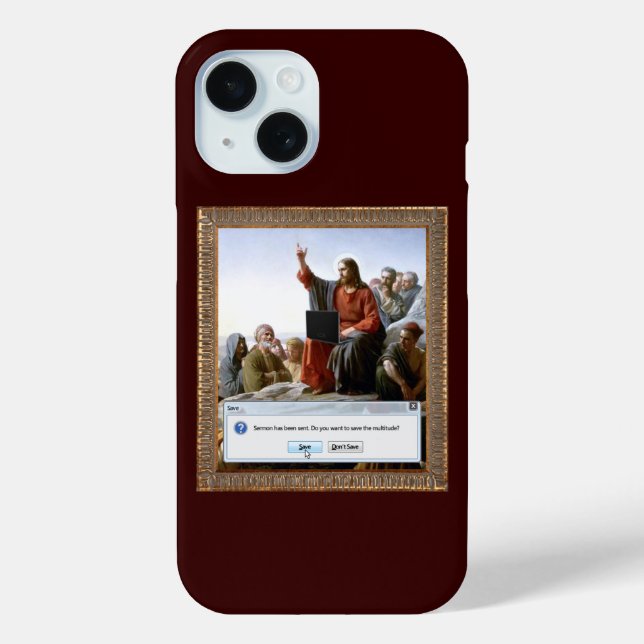 Cyber Sermon Funny Case-Mate iPhone Case (Back)