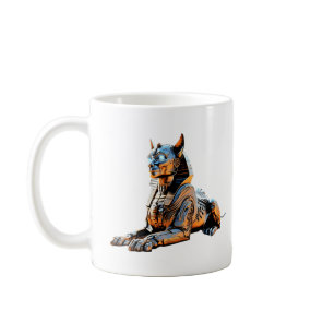 Cyber Sphinx Guardian Coffee Mug
