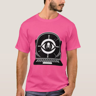 "Cyber Spy Vision: Modern Tech Art" T-Shirt