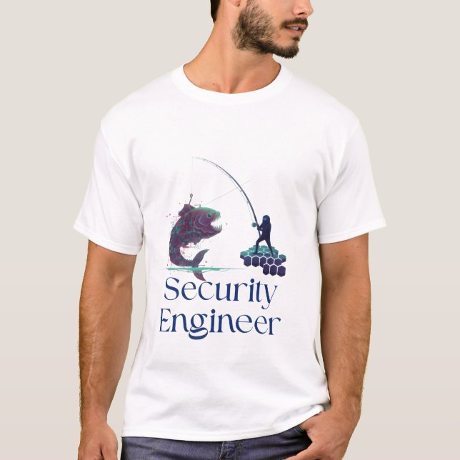 Cyber Threat Hunter – Security Engineer Tee (Front)