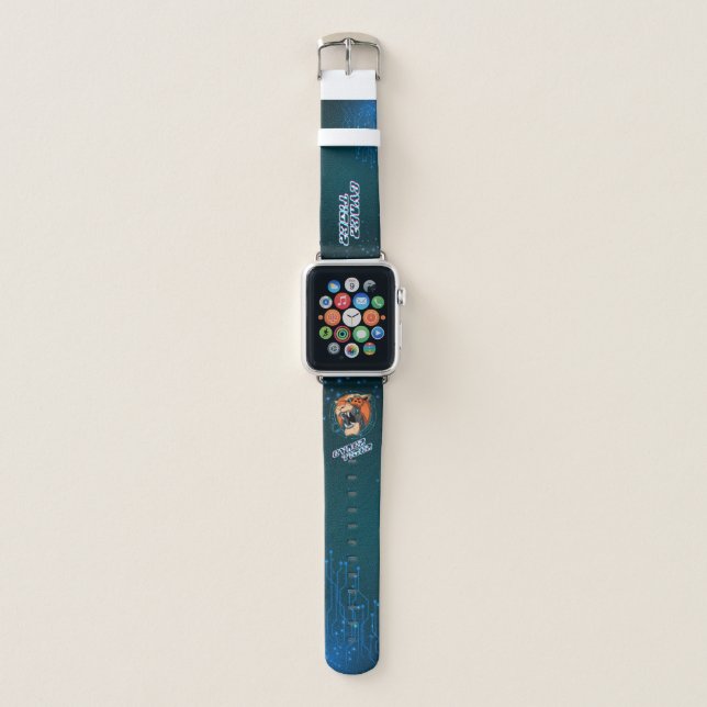 Cyber Tiger | 38-40mm Apple Watch Band (Front)