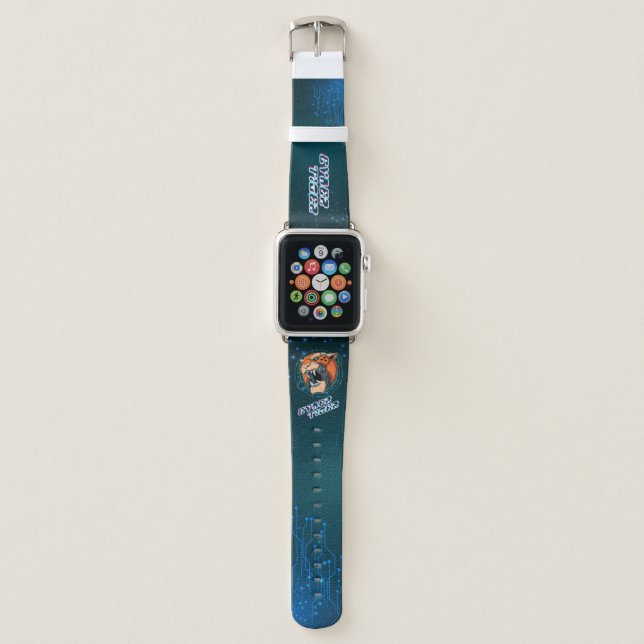 Cyber Tiger | 42-44mm Apple Watch Band (Front)