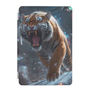 Cyber Tiger Roar Wall Art iPad Mini Cover