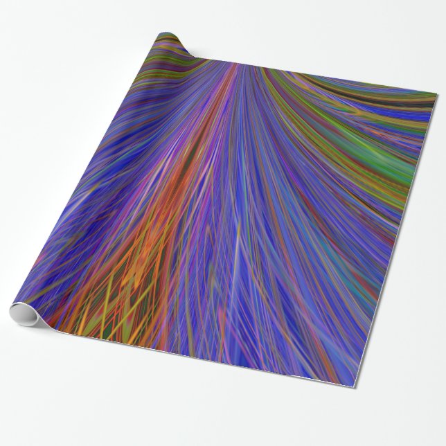 cyber tower wrapping paper (Unrolled)