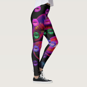 Cyber Venus Lips - My Lips R 4 U. Multiplied. Leggings