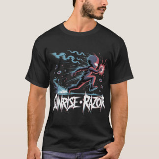 Cyber Wave Future Neon Japanese Retro-Futurism T-Shirt