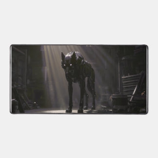 Cyber Wolf Gaming Mousepad Desk Mat