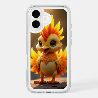 Cyber Zodiac: The Phoenix Rooster - Solar Mecha iPhone 16 Case