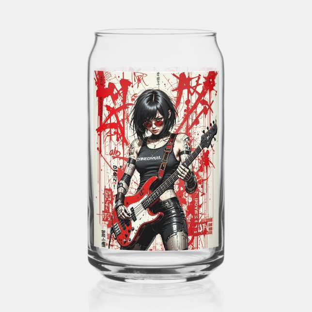 CyberBass Rebellion Glass Can Set (Back)