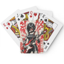CyberBass Rebellion playing cards Shred the Deck