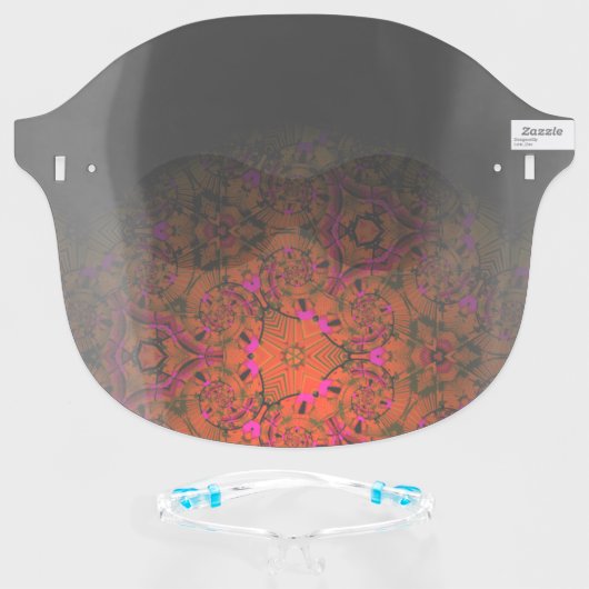 Cyberdazze Anti Facial Recognition Face Mask #7 (Front w/Glasses)