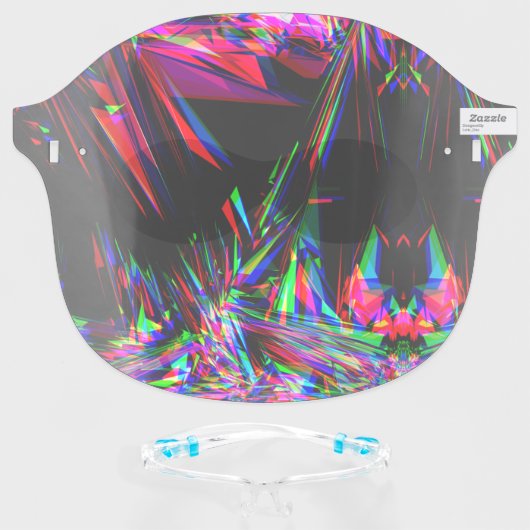 Cyberdazze Anti Facial Recognition Face Shield #10 (Front w/Glasses)