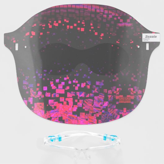 Cyberdazze Anti Facial Recognition Face Shield #12 (Front w/Glasses)