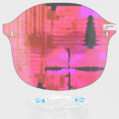 Cyberdazze Anti Facial Recognition Face Shield #16 (Front w/Glasses)