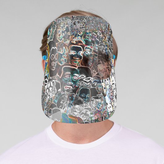Cyberdazze Anti Facial Recognition Face Shield #3 (Insitu)