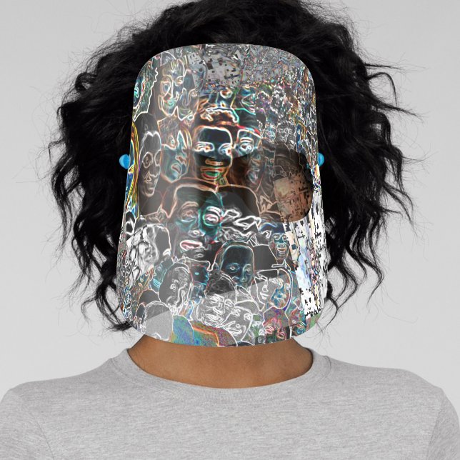 Cyberdazze Anti Facial Recognition Face Shield #3 (Insitu)