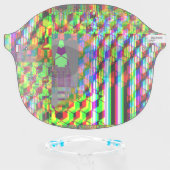 Cyberdazze Anti Facial Recognition Face Shield #6 (Front w/Glasses)