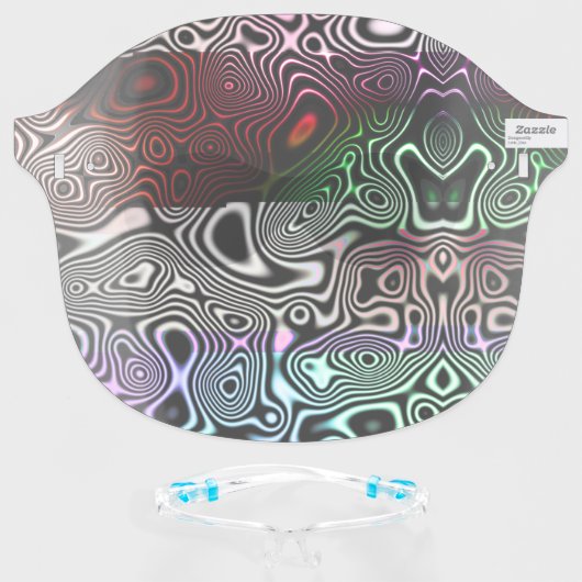 Cyberdazze Anti Facial Recognition Face Shield #9 (Front w/Glasses)