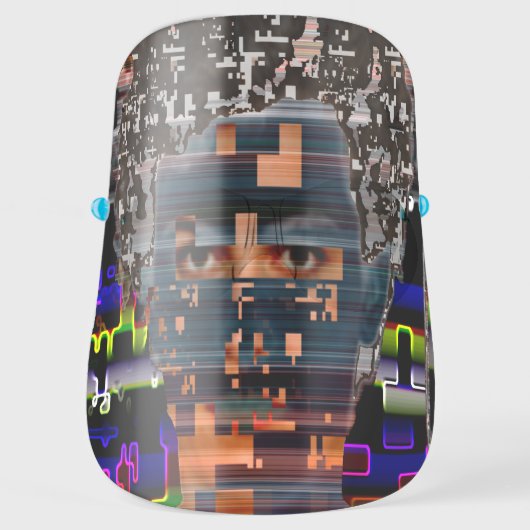 Cyberdazze Hyperface #4 Anti Recognition Mask (Front)